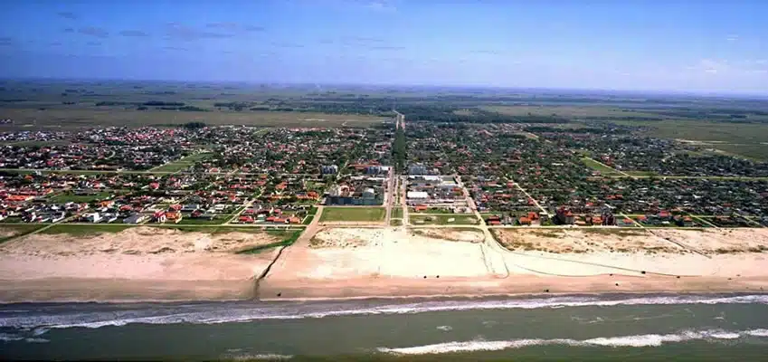 vista da zona residencial da praia do cassino 